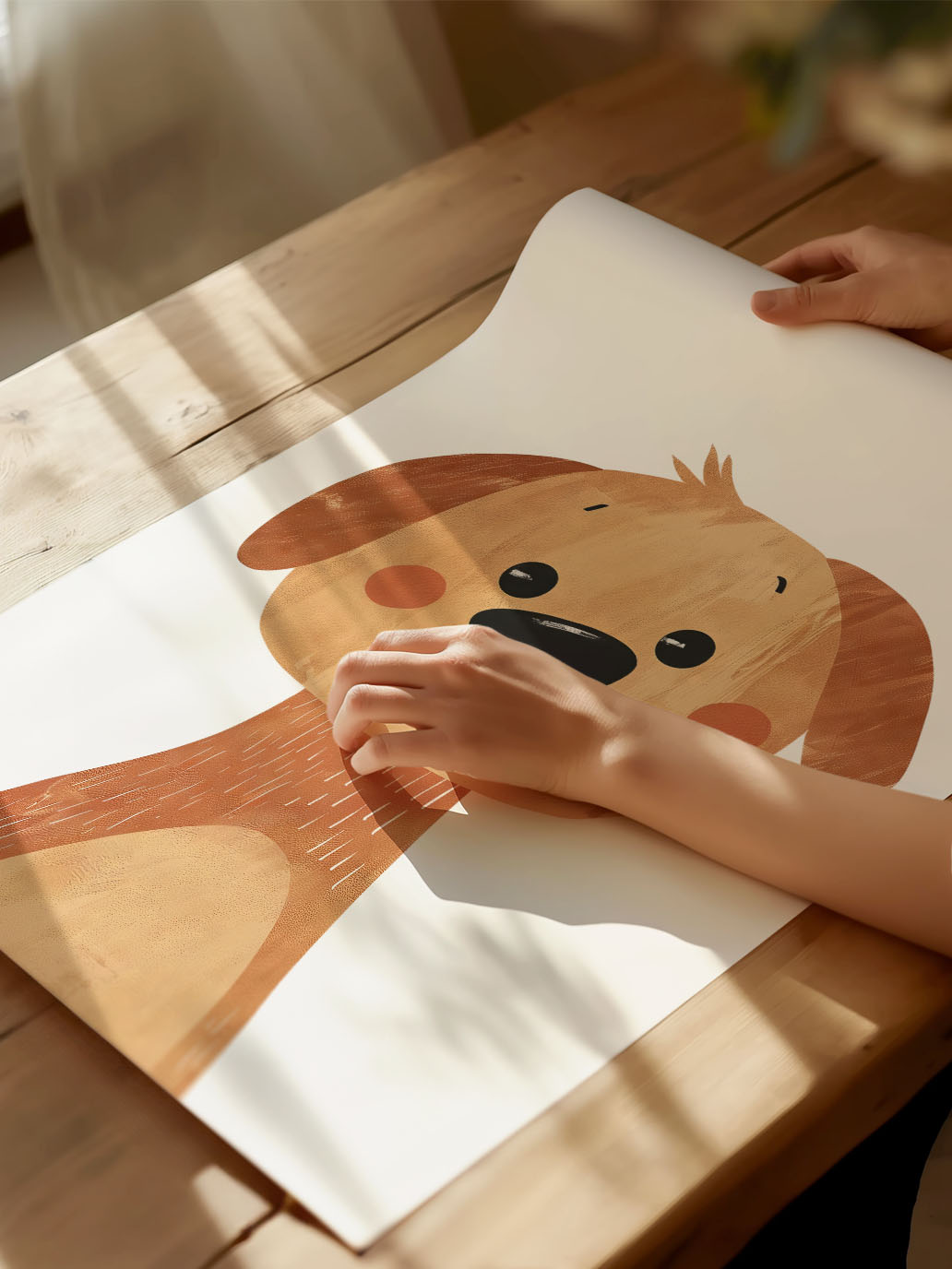 Słodki Piesek - Plakat dla dzieci