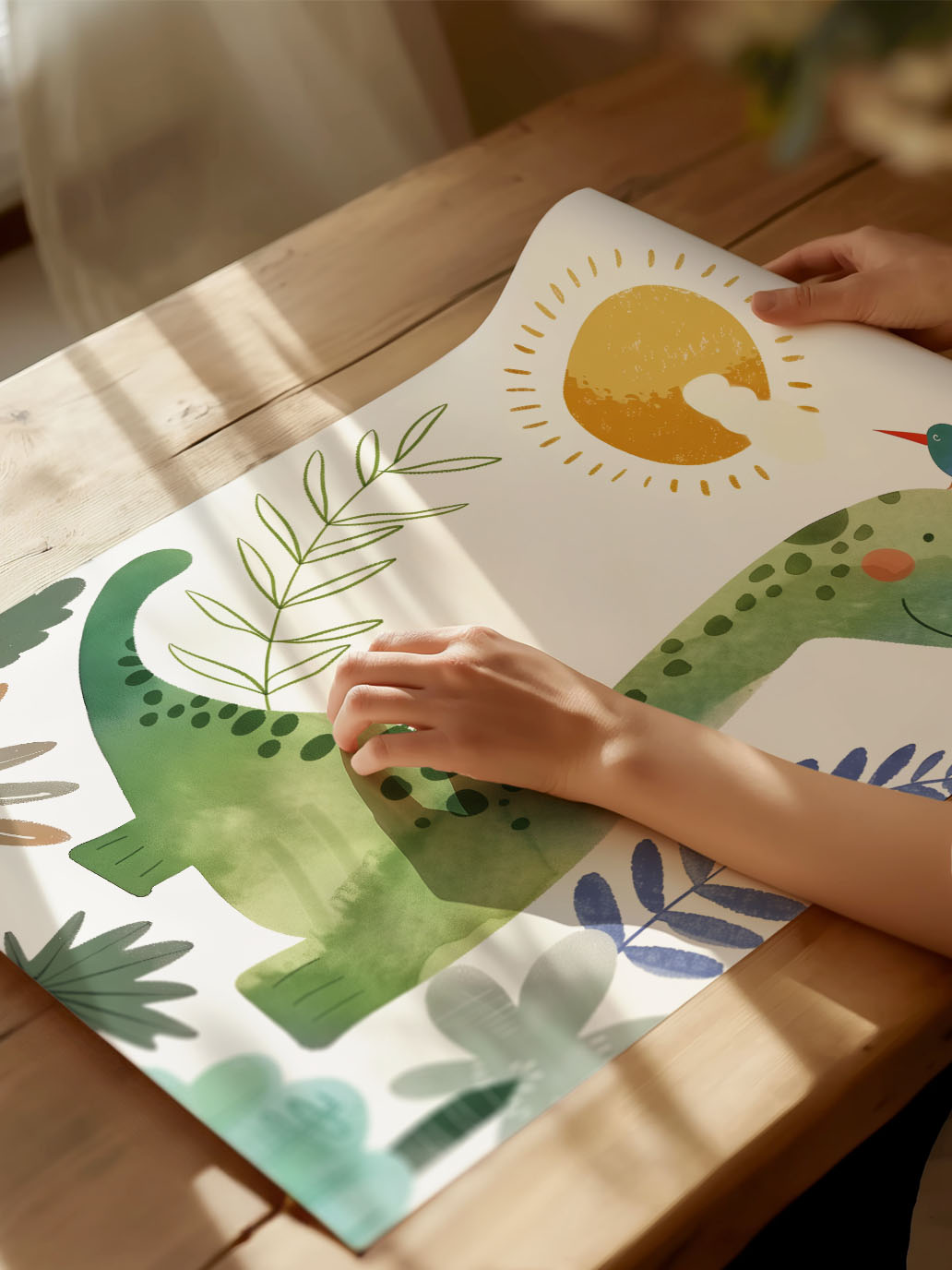 Dinozaur Bartosz - Plakat dla dzieci